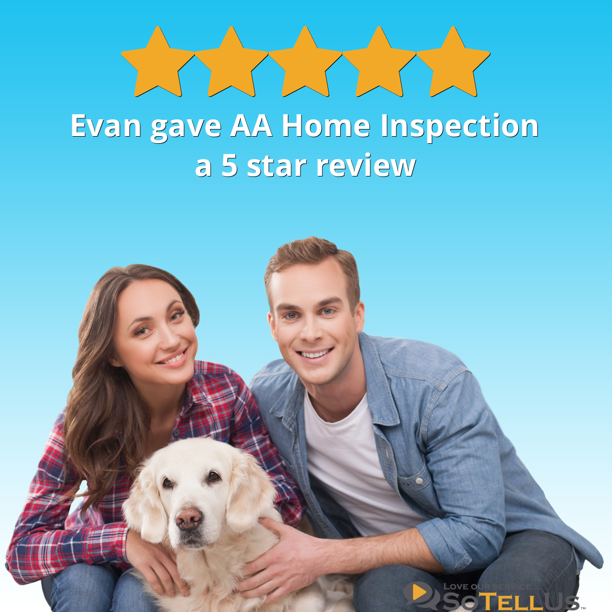 Evan S gave AA Home Inspection a 5 star review on SoTellUs