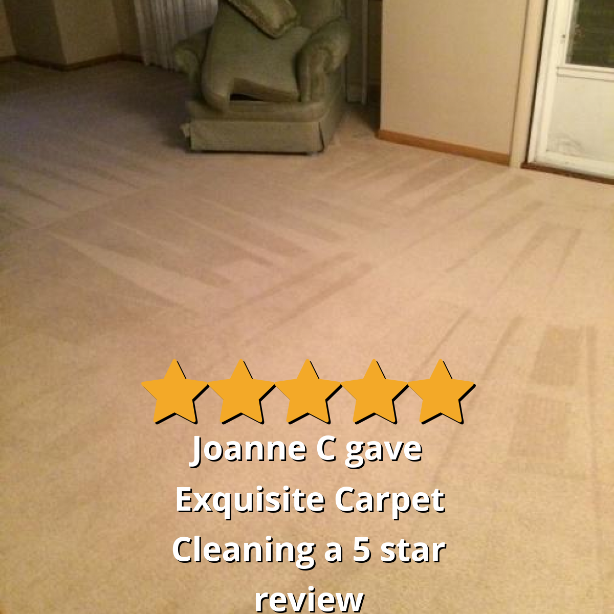 Joanne C gave Exquisite Carpet Cleaning a 5 star review on SoTellUs