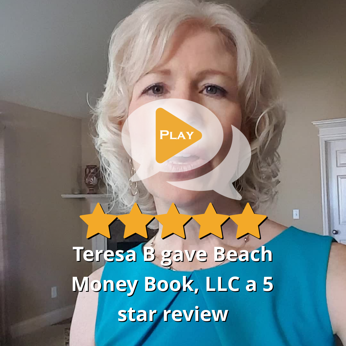 Teresa B Gave Beach Money Book, LLC A 5 Star Review On SoTellUs