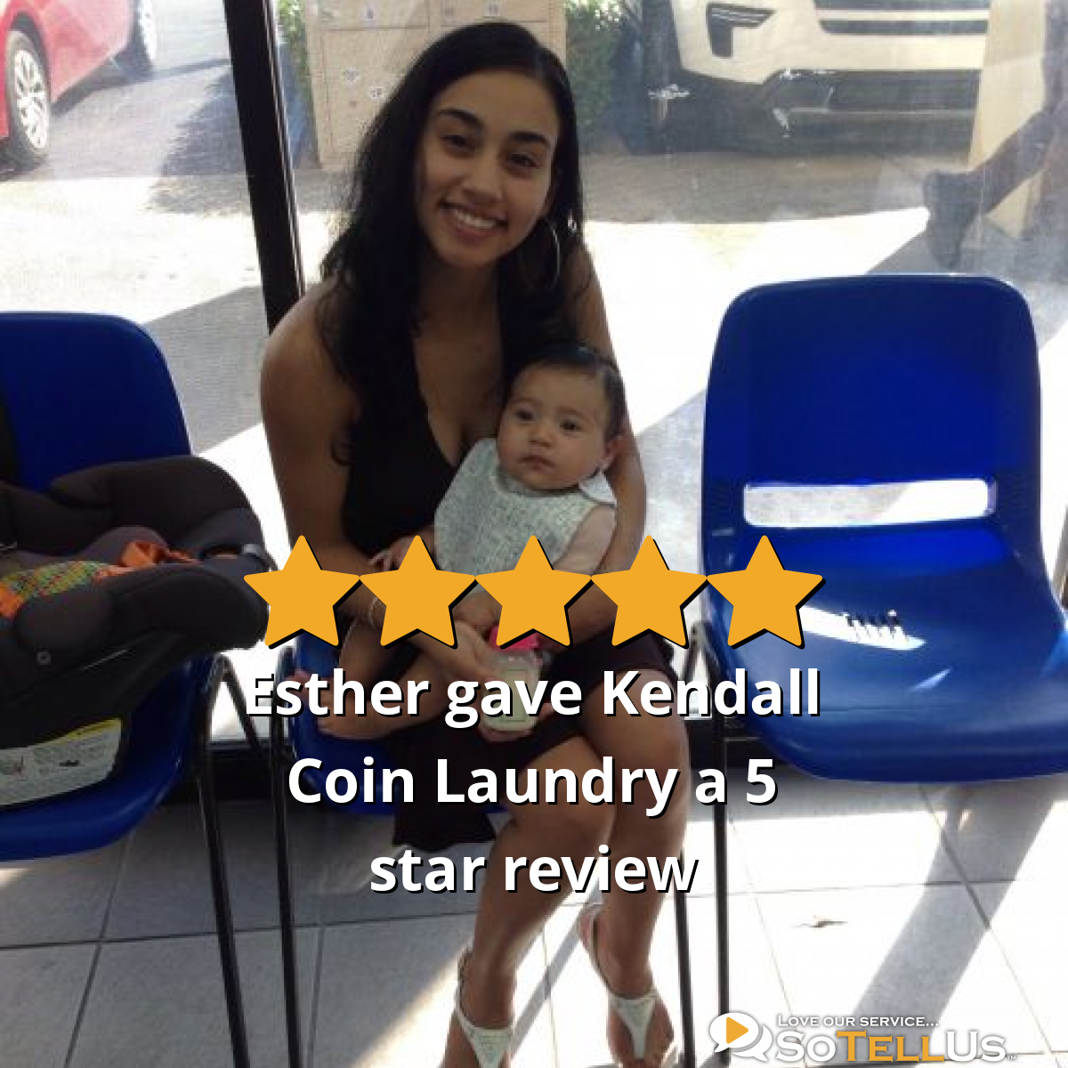 Esther R gave Kendall Coin Laundry a 5 star review on SoTellUs