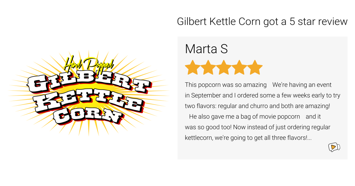 gilbert kettle corn