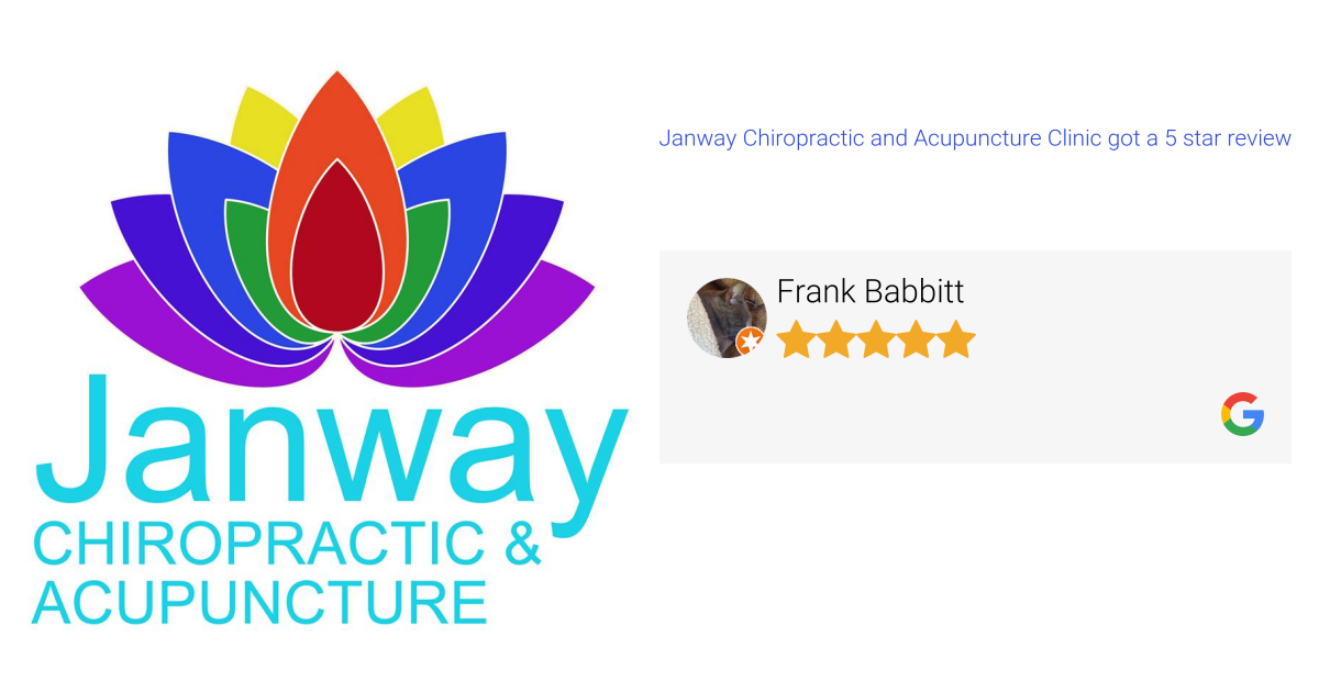Frank Babbitt gave Janway Chiropractic and Acupuncture Clinic a 5 star