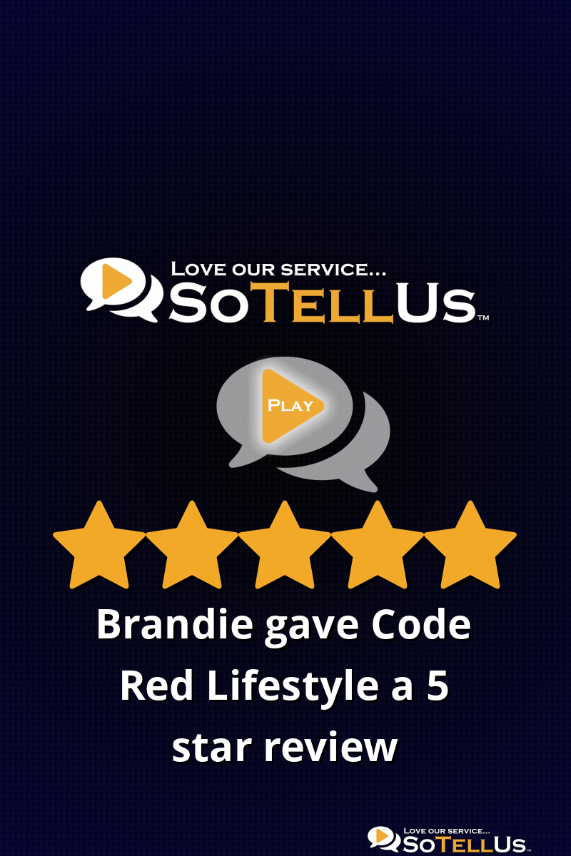 Brandie R gave Code Red Lifestyle a 5 star review on SoTellUs