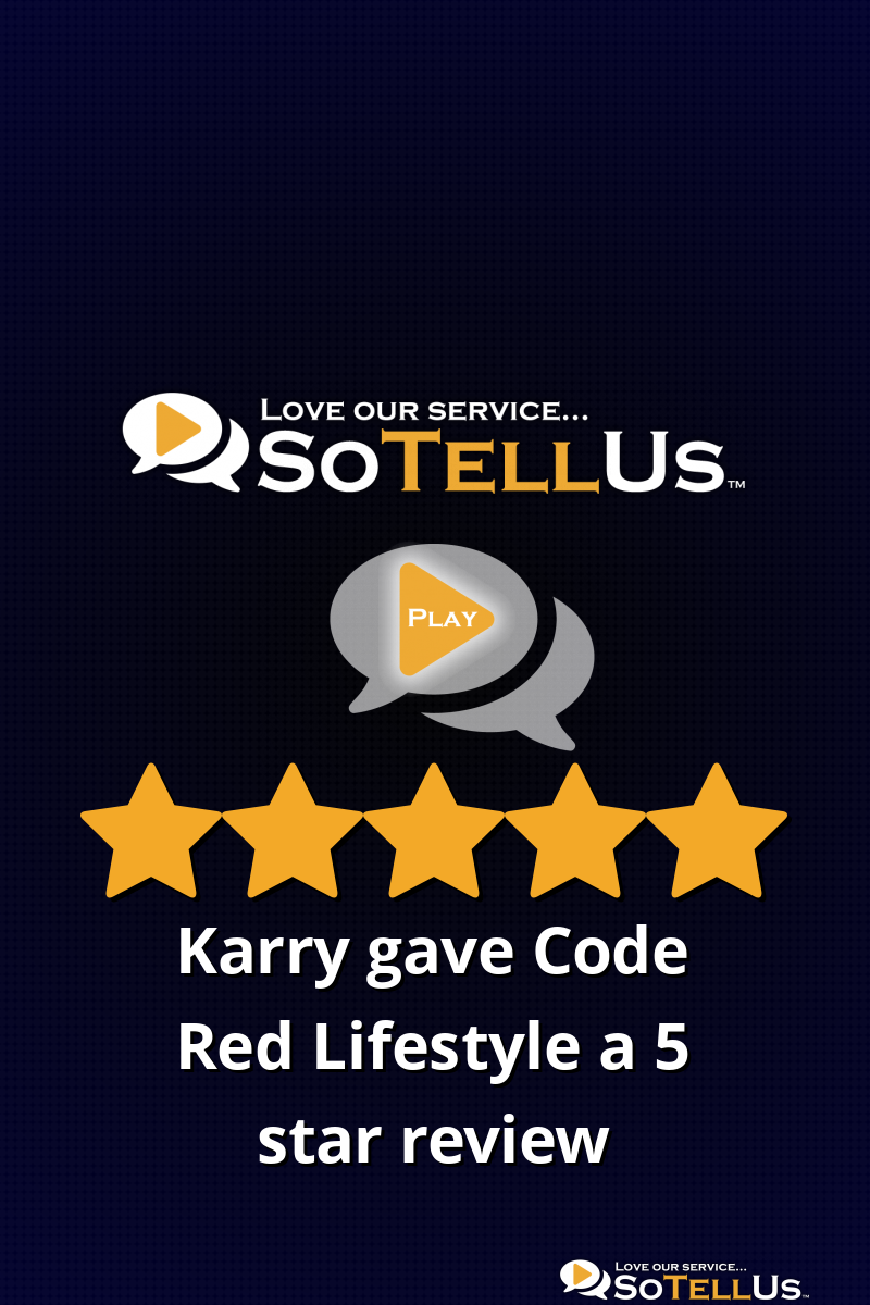 Karry T gave Code Red Lifestyle a 5 star review on SoTellUs