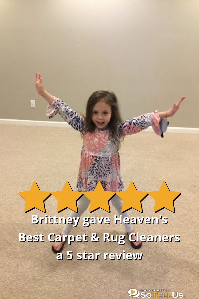 Brittney B Gave Heaven's Best Carpet & Rug Cleaners A 5 Star Review On ...