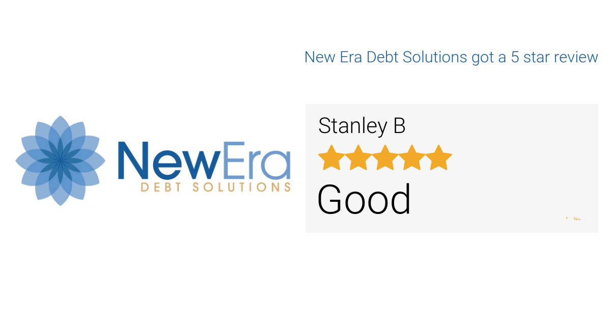Stanley B gave New Era Debt Solutions a 5 star review on SoTellUs