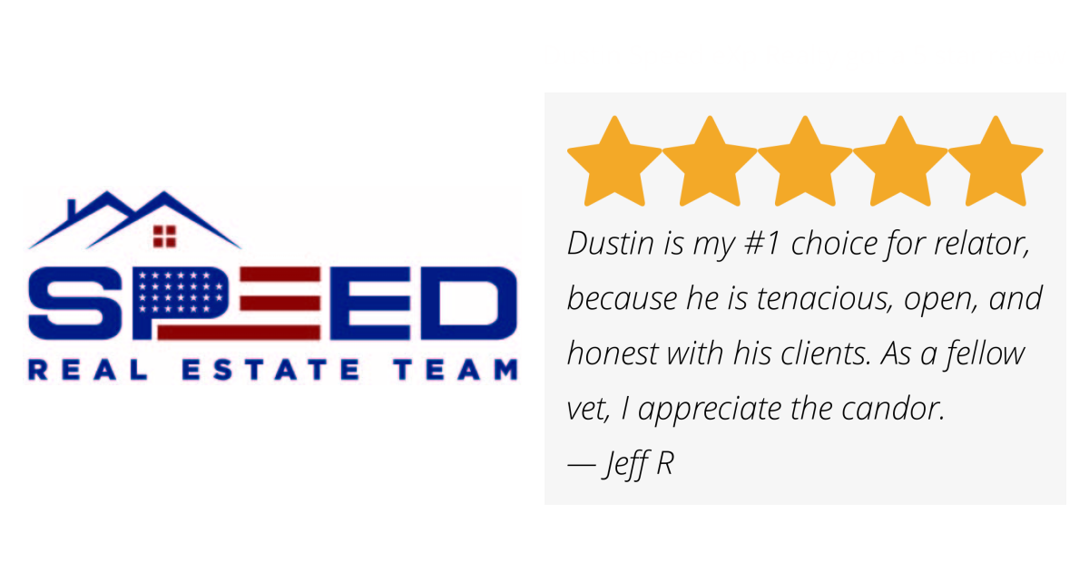 Jeff R gave Speed Real Estate Team Brokered By Realty One Group Choice