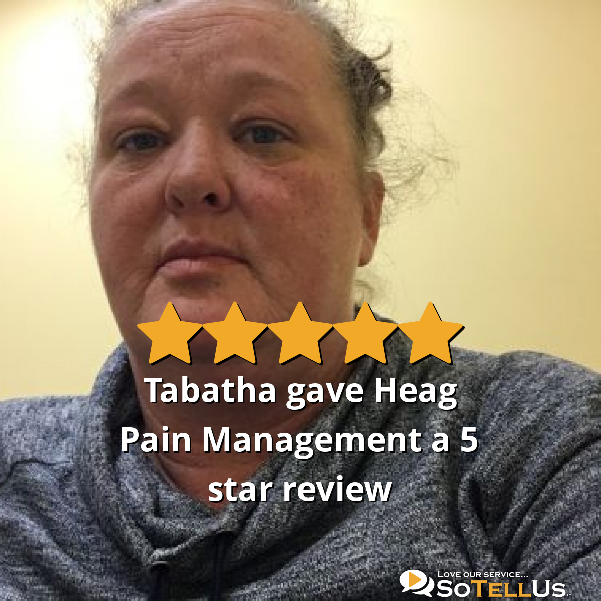 Tabatha B Gave Heag Pain Management A 5 Star Review On SoTellUs
