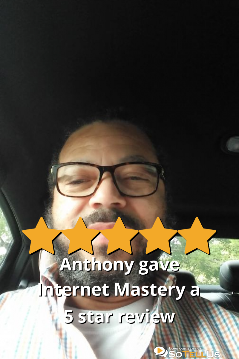 Anthony G gave Mastery a 5 star review SoTellUs