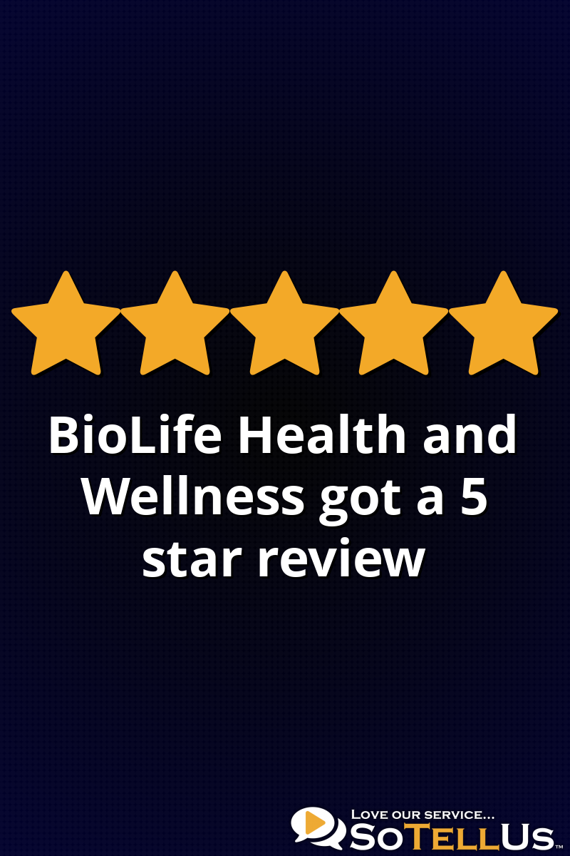 Chevaughne Miller Gave BioLife Health And Wellness A 5 Star Review On ...