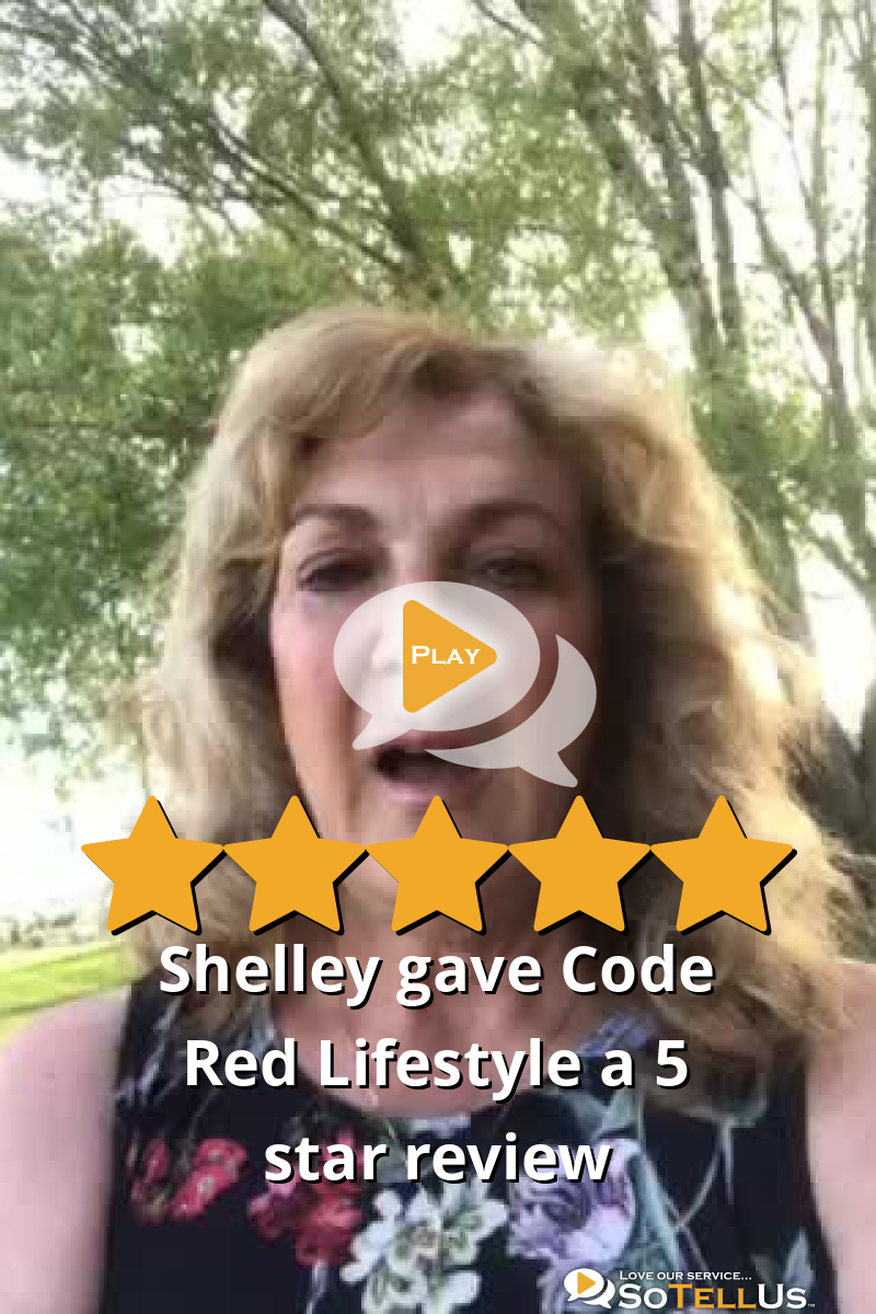 Shelley W gave Code Red Lifestyle a 5 star review on SoTellUs