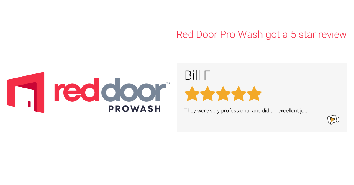 Bill F gave Red Door Pro Wash a 5 star review on SoTellUs