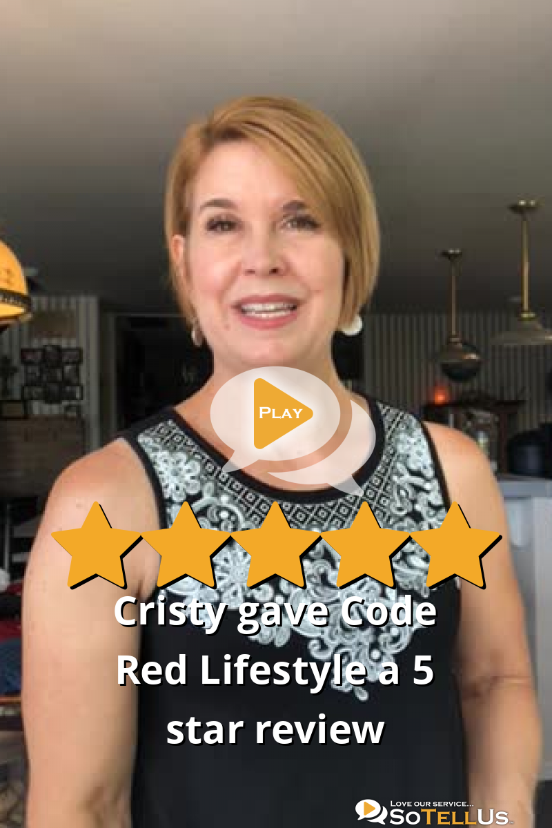 Cristy D gave Code Red Lifestyle a 5 star review on SoTellUs