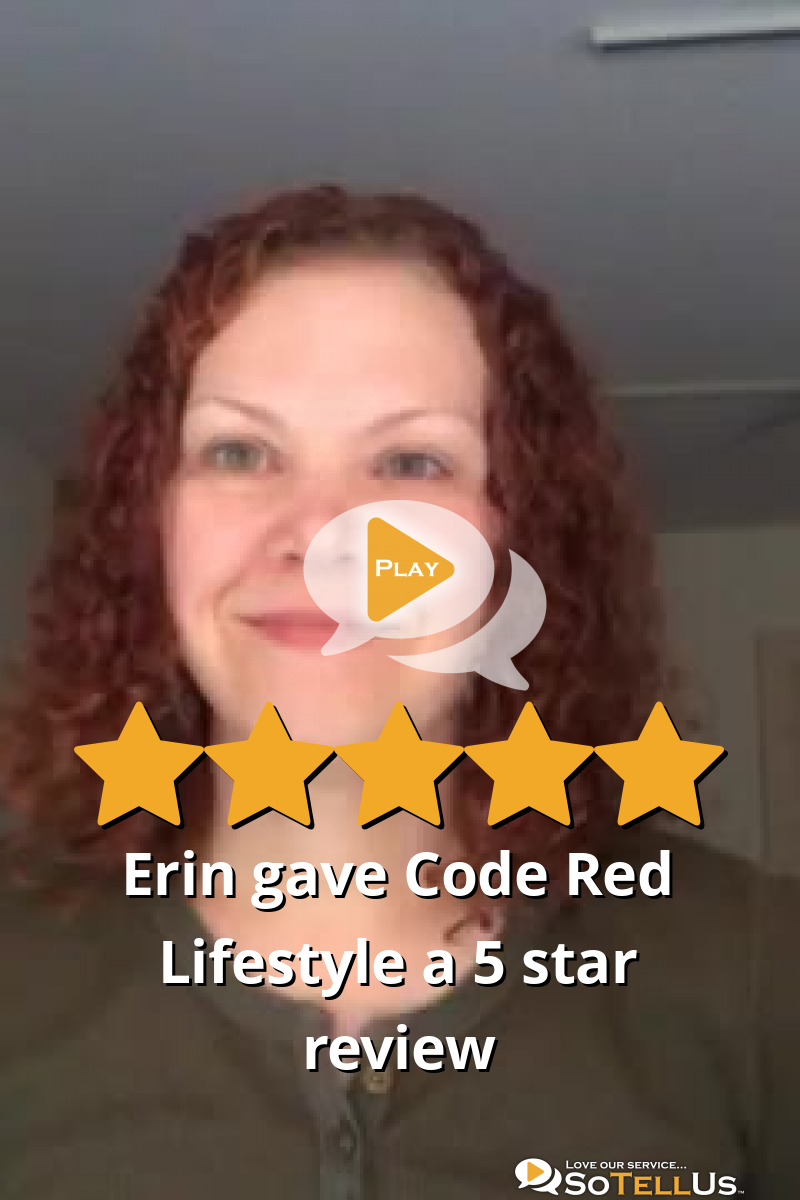 Erin D gave Code Red Lifestyle a 5 star review on SoTellUs