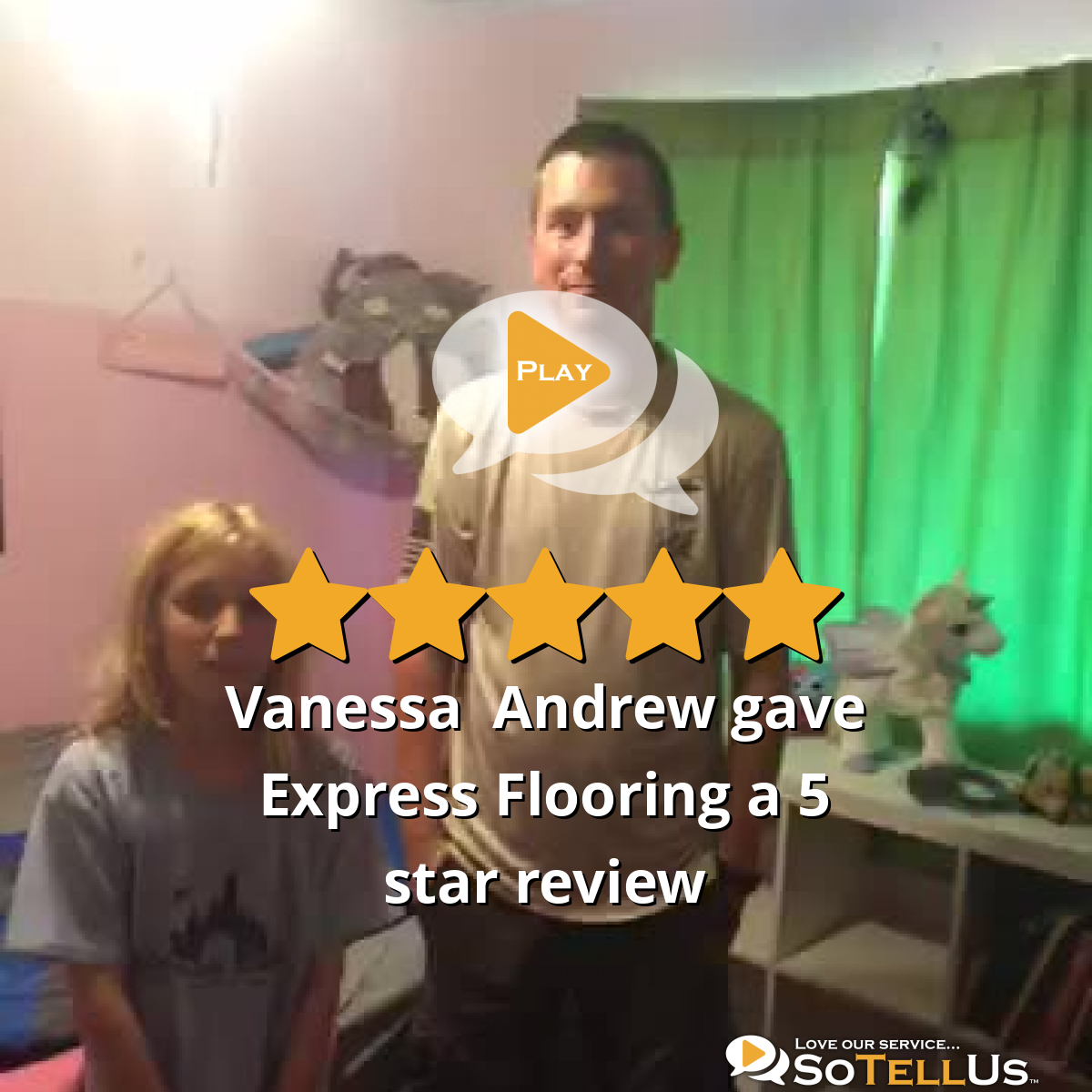 Vanessa Andrew S gave Express Flooring a 5 star review on SoTellUs