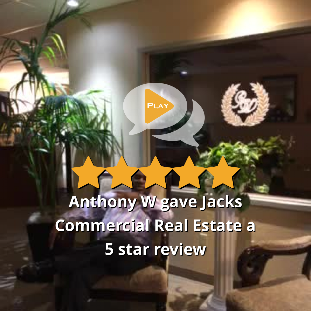 Anthony W gave Jacks Commercial Real Estate a 5 star review on SoTellUs