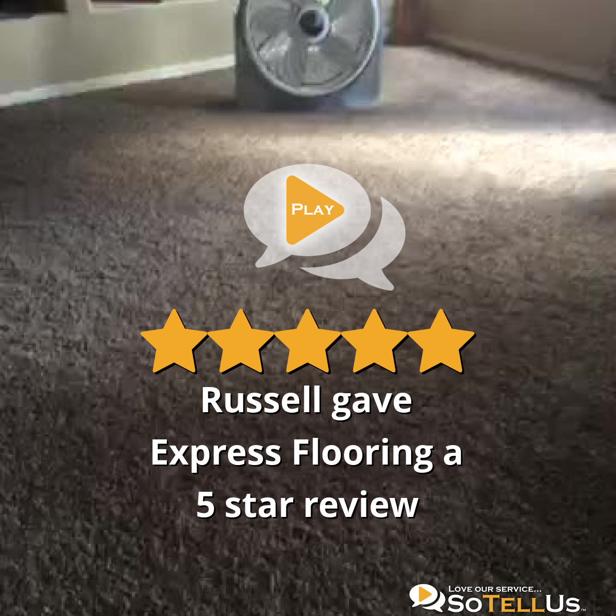 Russell M gave Express Flooring a 5 star review on SoTellUs