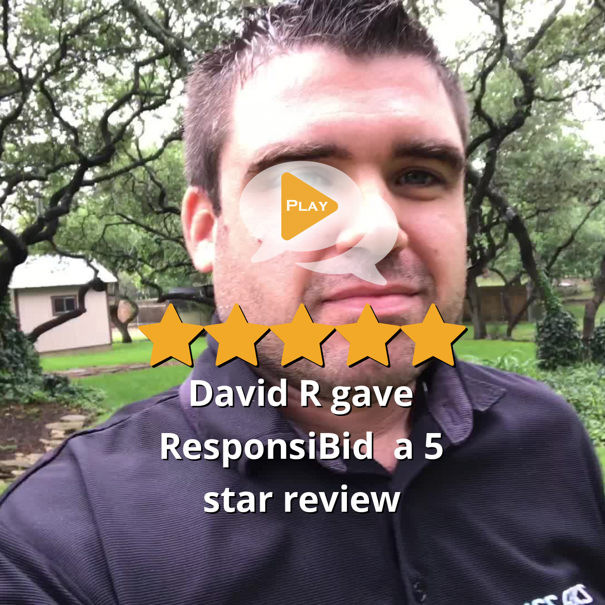 David R Gave ResponsiBid A 5 Star Review On SoTellUs