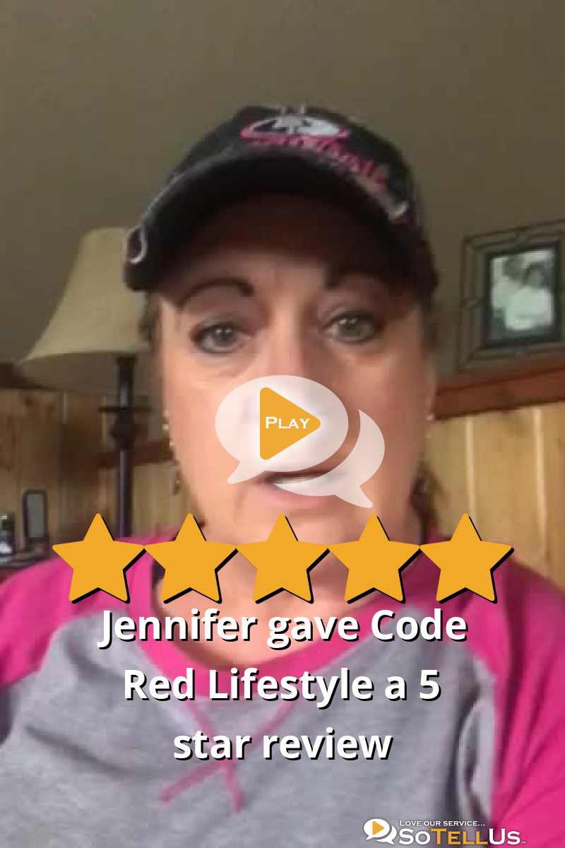 Jennifer R gave Code Red Lifestyle a 5 star review on SoTellUs