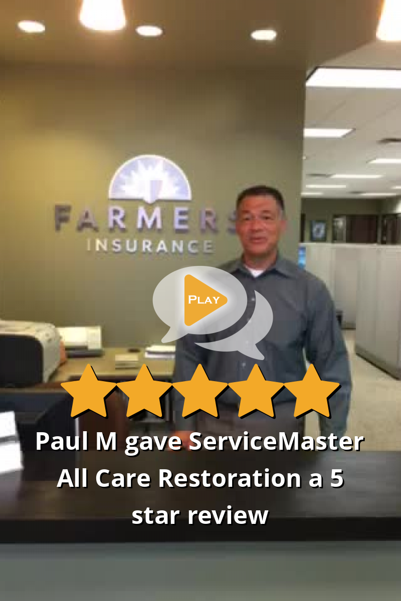 Paul M gave ServiceMaster All Care Restoration a 5 star review on SoTellUs