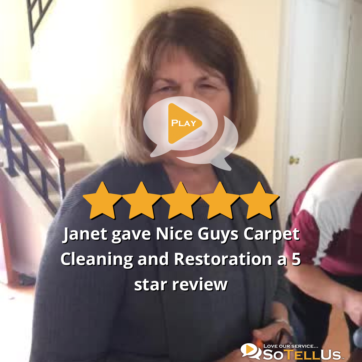 B gave Nice Guys Carpet Cleaning and Restoration a 5 star review