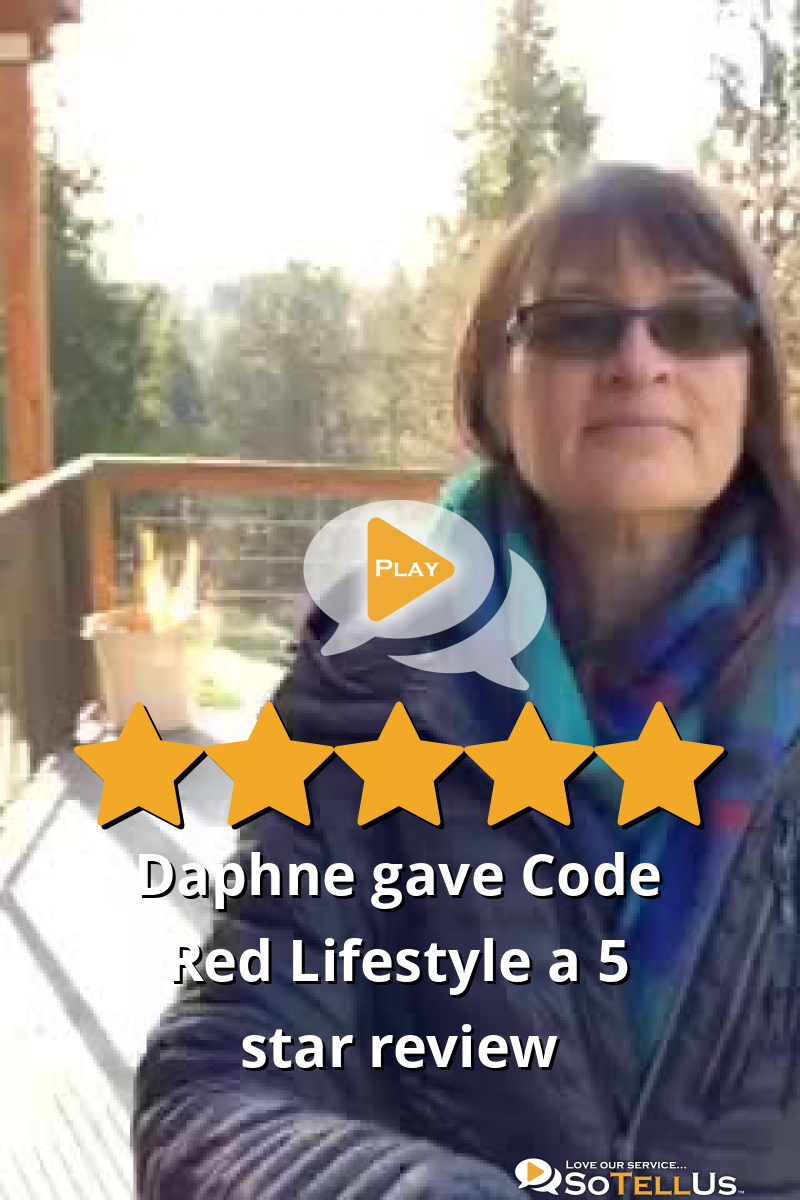 Daphne R gave Code Red Lifestyle a 5 star review on SoTellUs