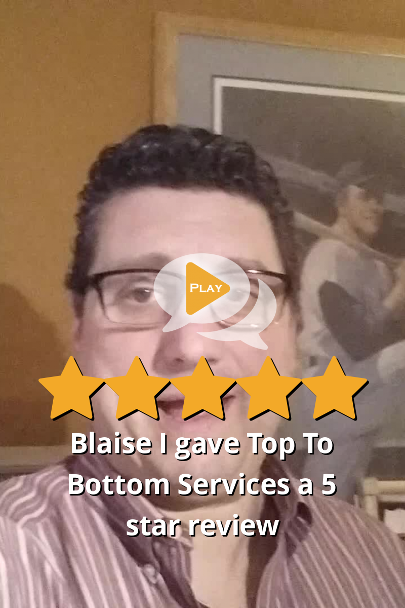 Blaise i gave top to bottom services a 5 star review on sotellus