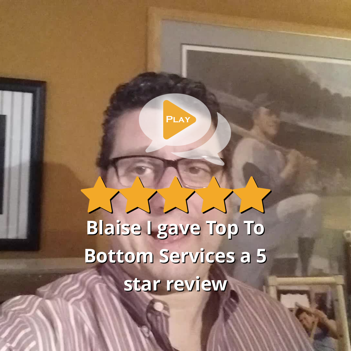 Blaise i gave top to bottom services a 5 star review on sotellus