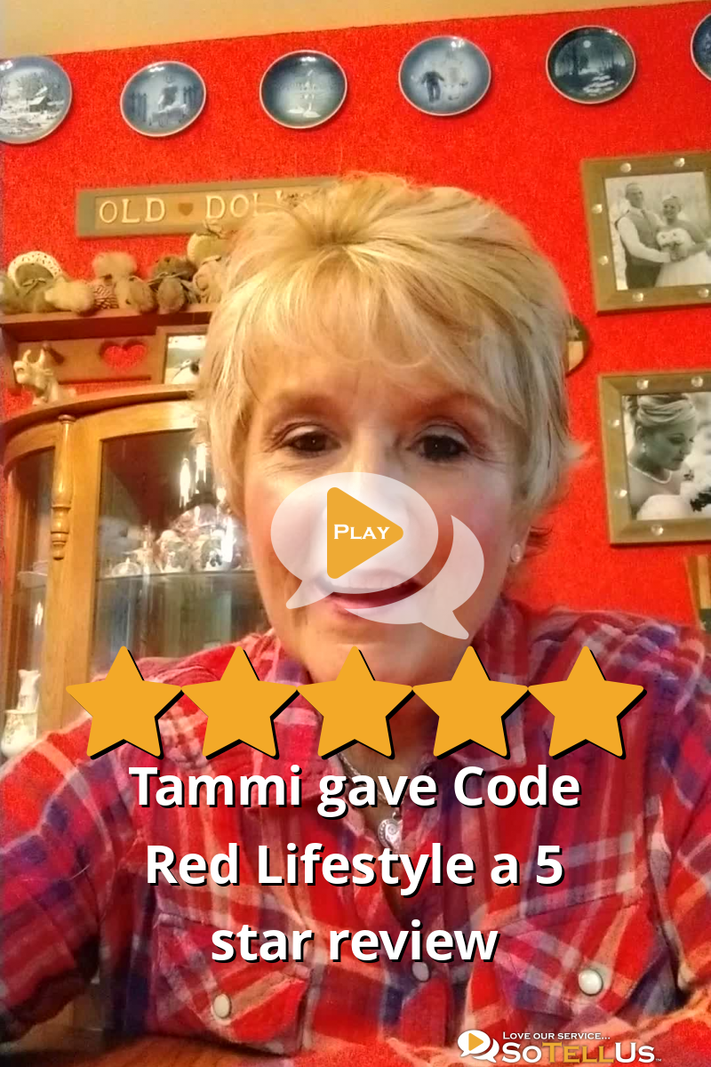 Tammi P gave Code Red Lifestyle a 5 star review on SoTellUs