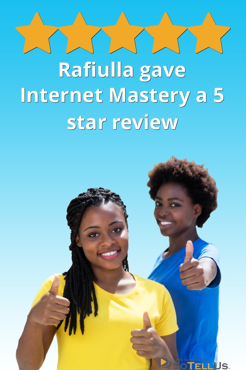 Rafiulla S gave Mastery a 5 star review on SoTellUs